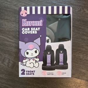 Kuromi Car Seat Covers for Front Seats